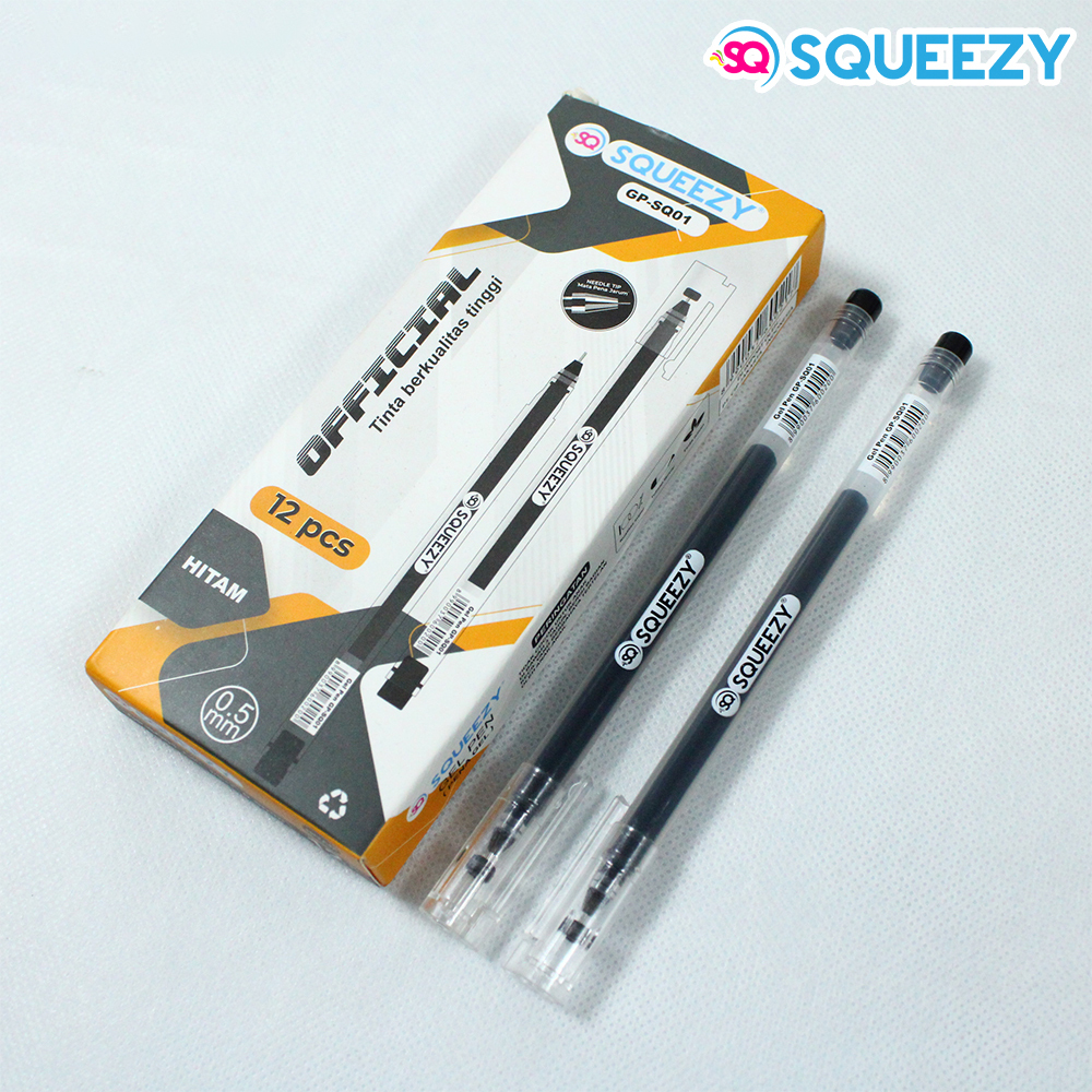 

PENA GEL SQUEEZY OFFICE 0.5MM GP-SQ01 / PACK / PCS