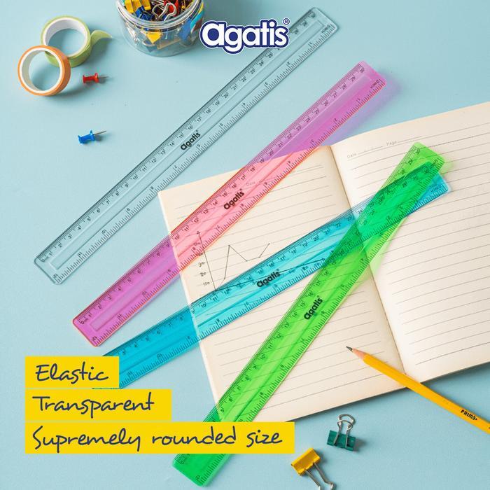 

Agatis Eco Ruler Plastic | Penggaris 30cm (1Pcs)