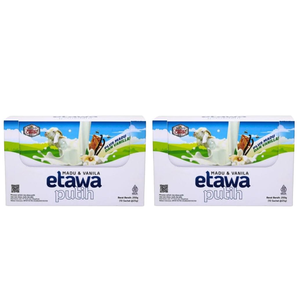 

2 BOX Susu Kambing Etawa Madu Vanilla Ratu Lebah asli 100% original – BPOM