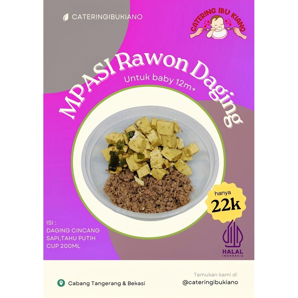 Rawon Daging MPASI Frozen Bekasi