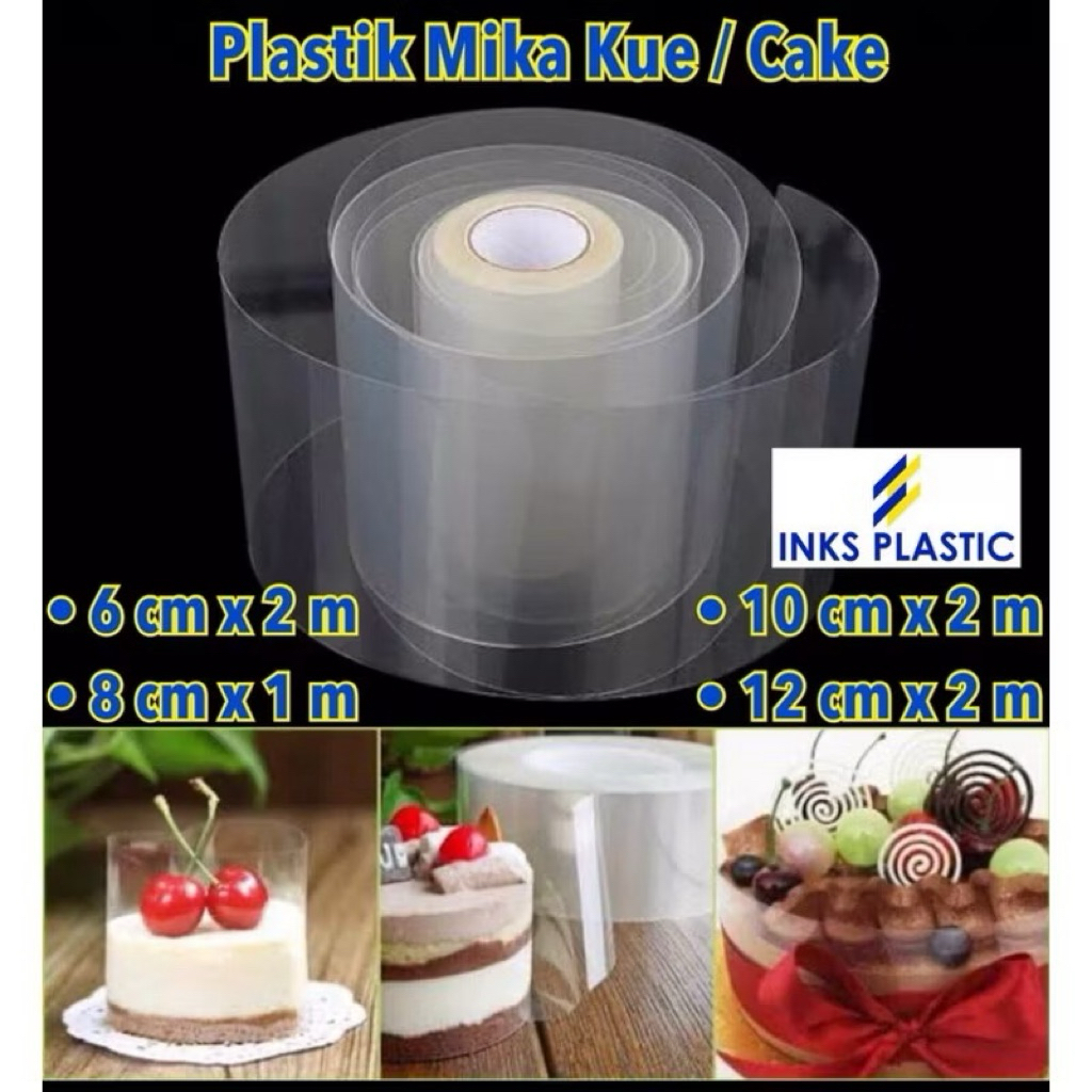 PLASTIK MIKA 6 CM PLASTIK MIKA KUE PUDING