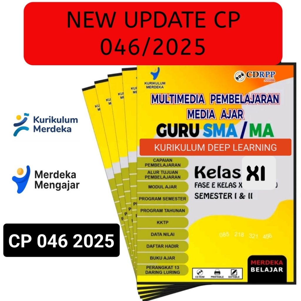 CD Modul Ajar SMA Kelas XI Kurikulum Deep Learning CP 046/2025