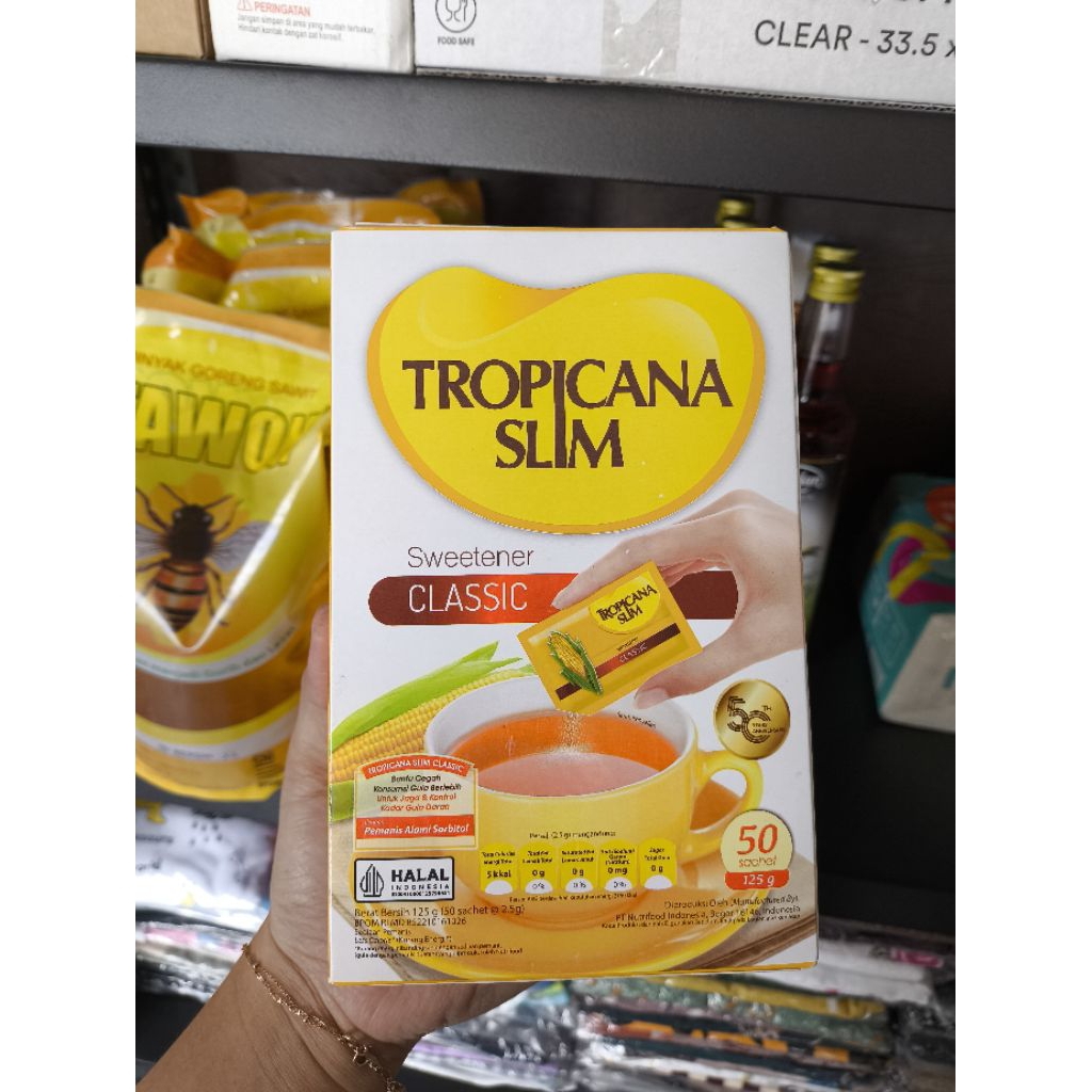

Tropicana slim sweetener classic isi 50