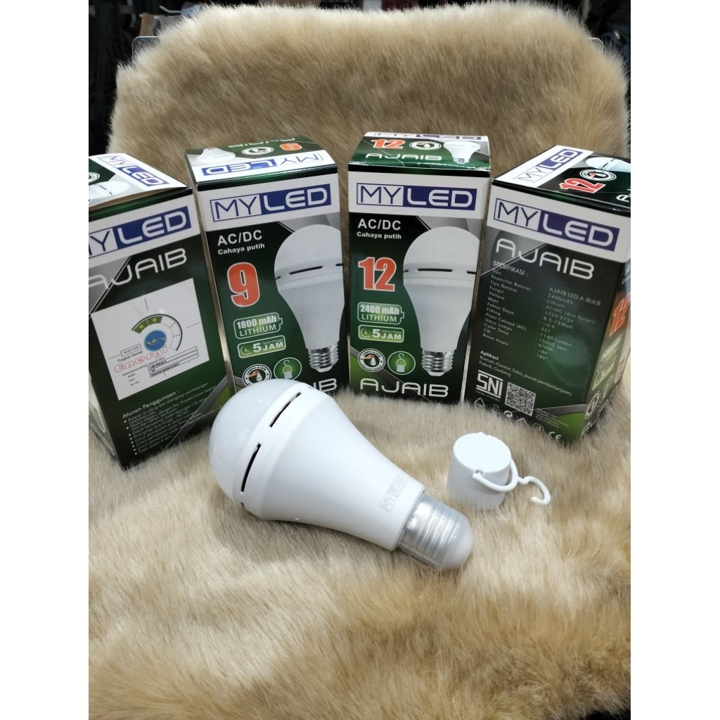 lampu bolam emergency my led ajaib