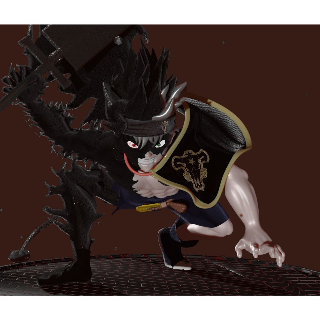 Asta Black Clover Figure Statue Resin