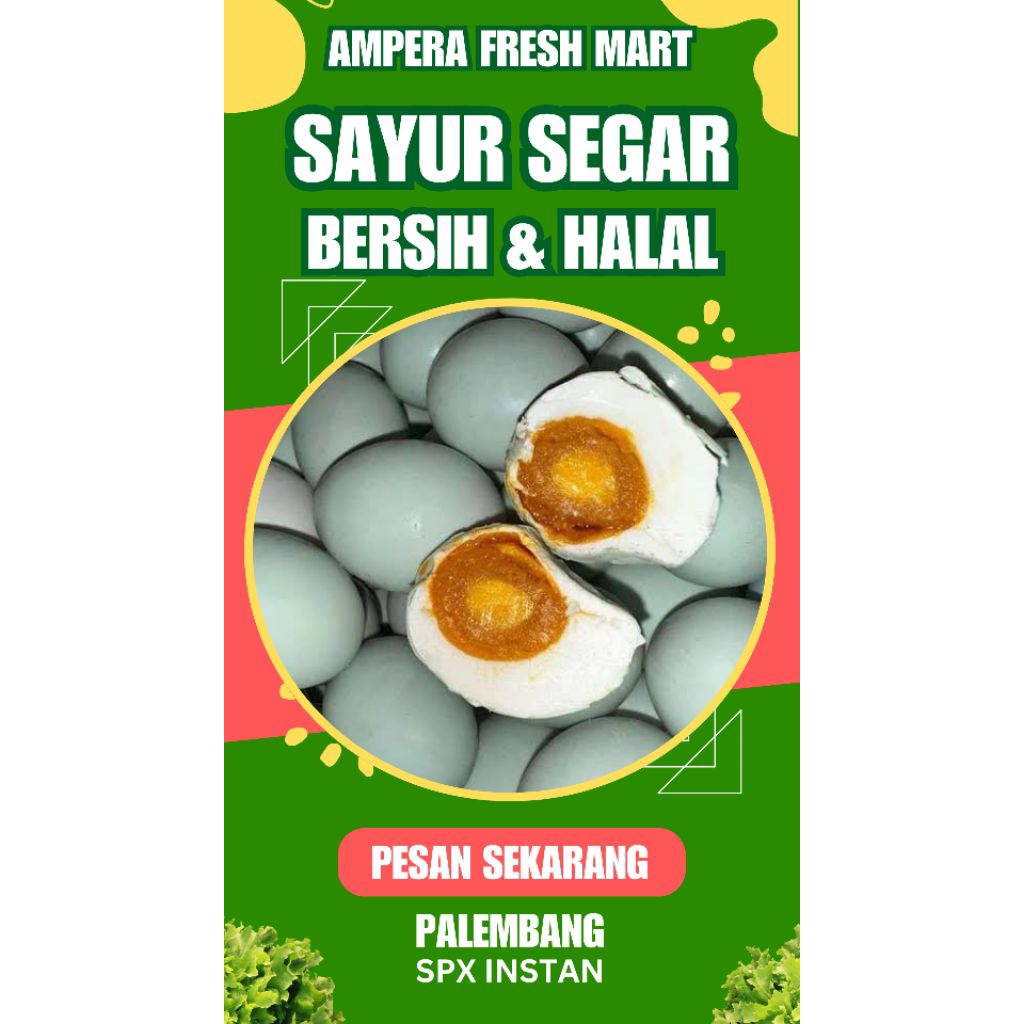 

TELUR ASIN ( TELUR BEBEK ) - INSTAN PALEMBANG