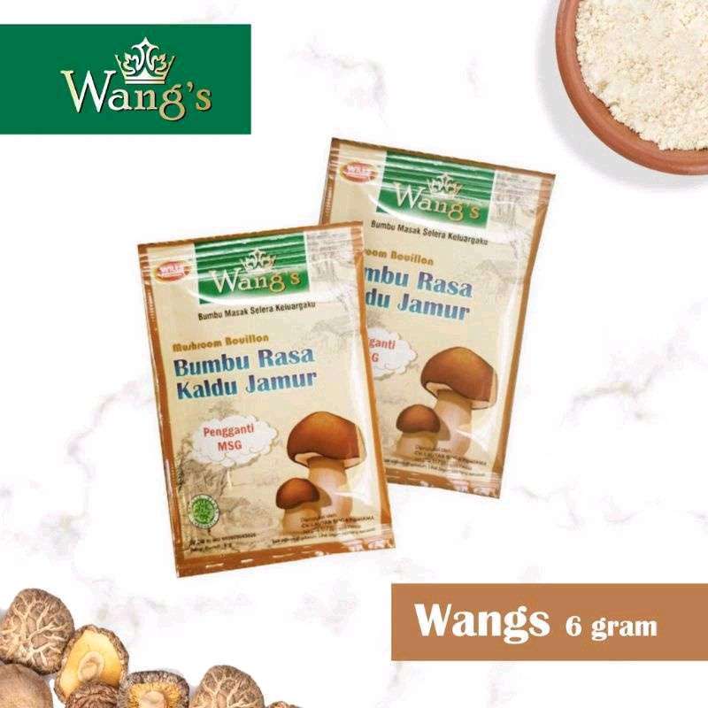 

Wang's bumbu rasa kaldu jamur, sachet 6gr