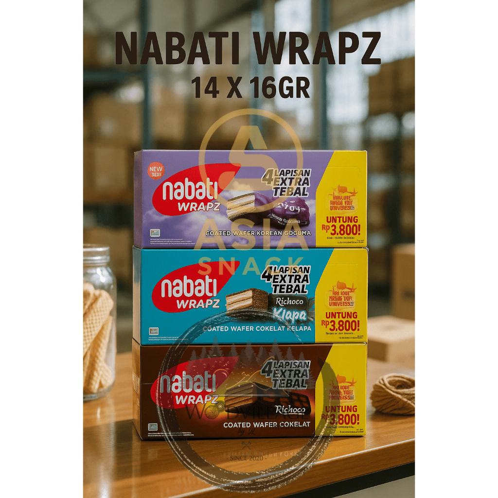 

NABATI WRAPZ / COATED BOX 14 X 16GR