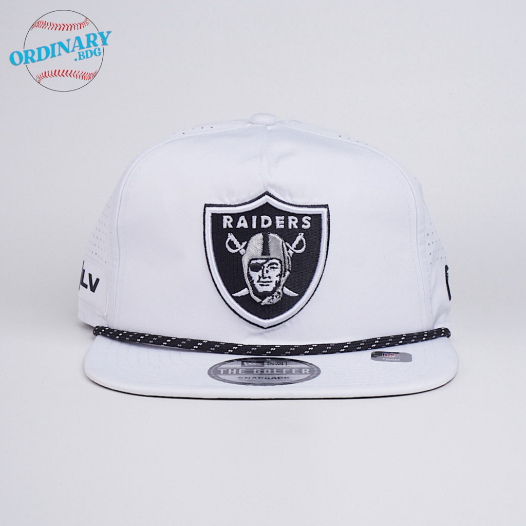 Topi New Era Original Raiders Perforated White
