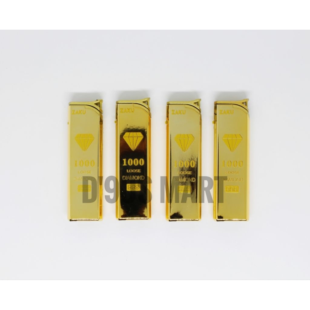 Korek Api Gas Bara Fortis Gold isi 2 pcs korek