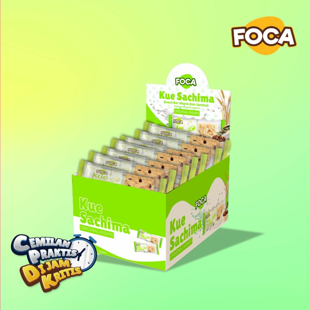 

FOCA Shacima Original Kismis Snack Manis | Isi 5, 10, 20pcs + BONUS Gratis | Cemilan Manis Lembut, Snack Premium