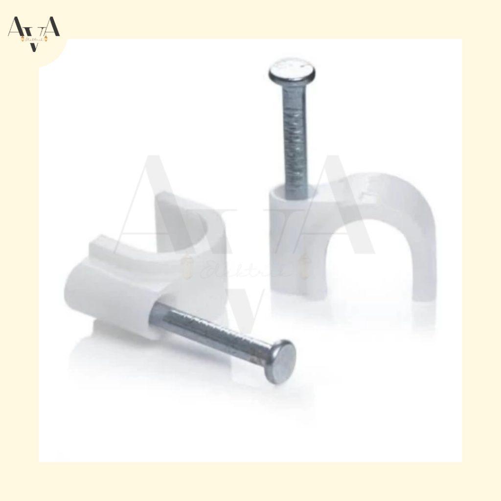 Klem Kabel 10mm + Paku Beton