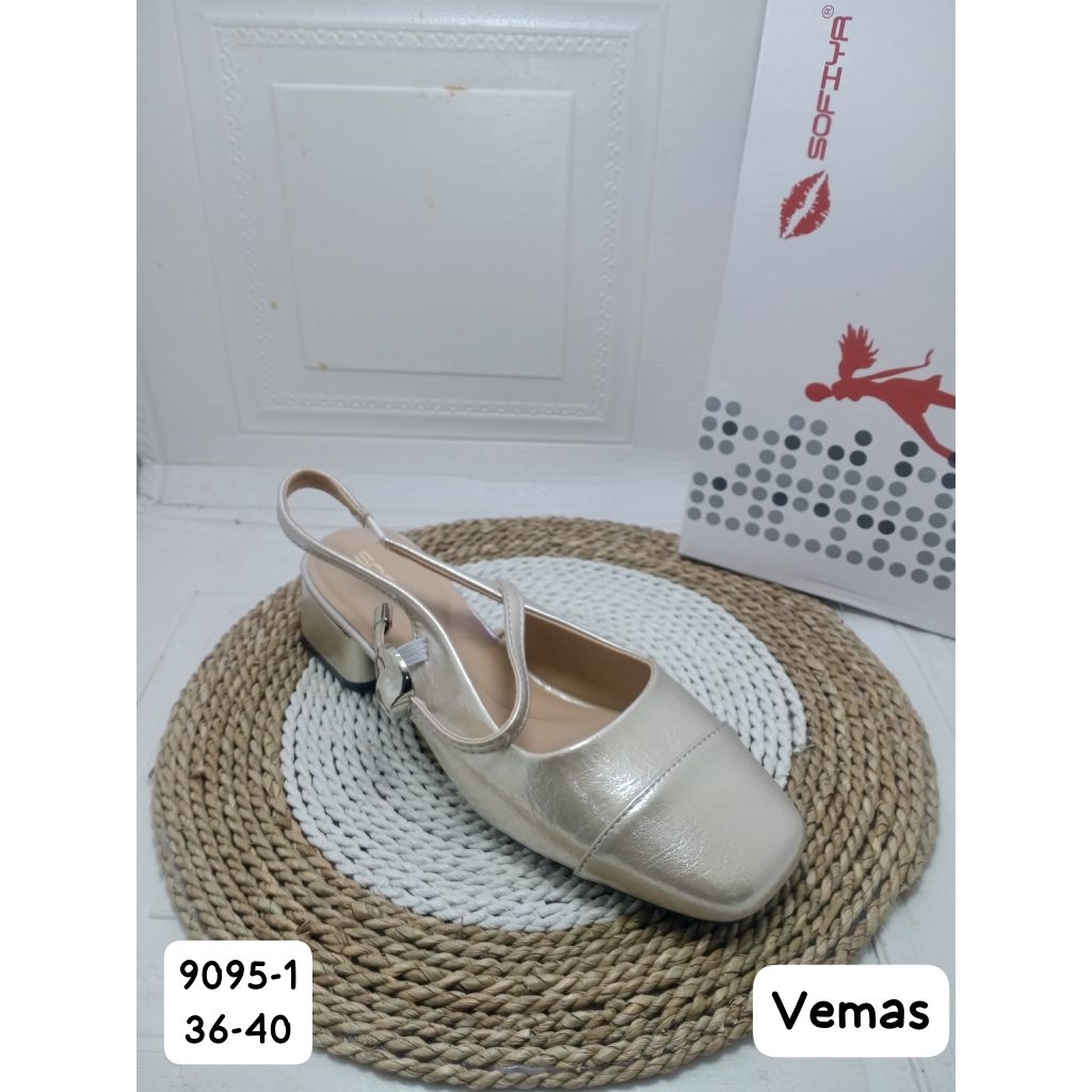 SANDAL HAK TALI IMPORT WANITA SOFIYA 9095-1