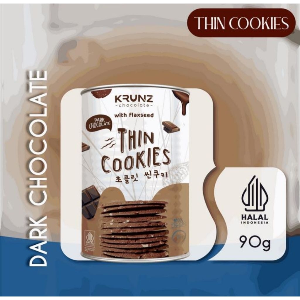 

WoCa Thin Cookies Krunz Chocolate Dark Chocolate (90 Gr)