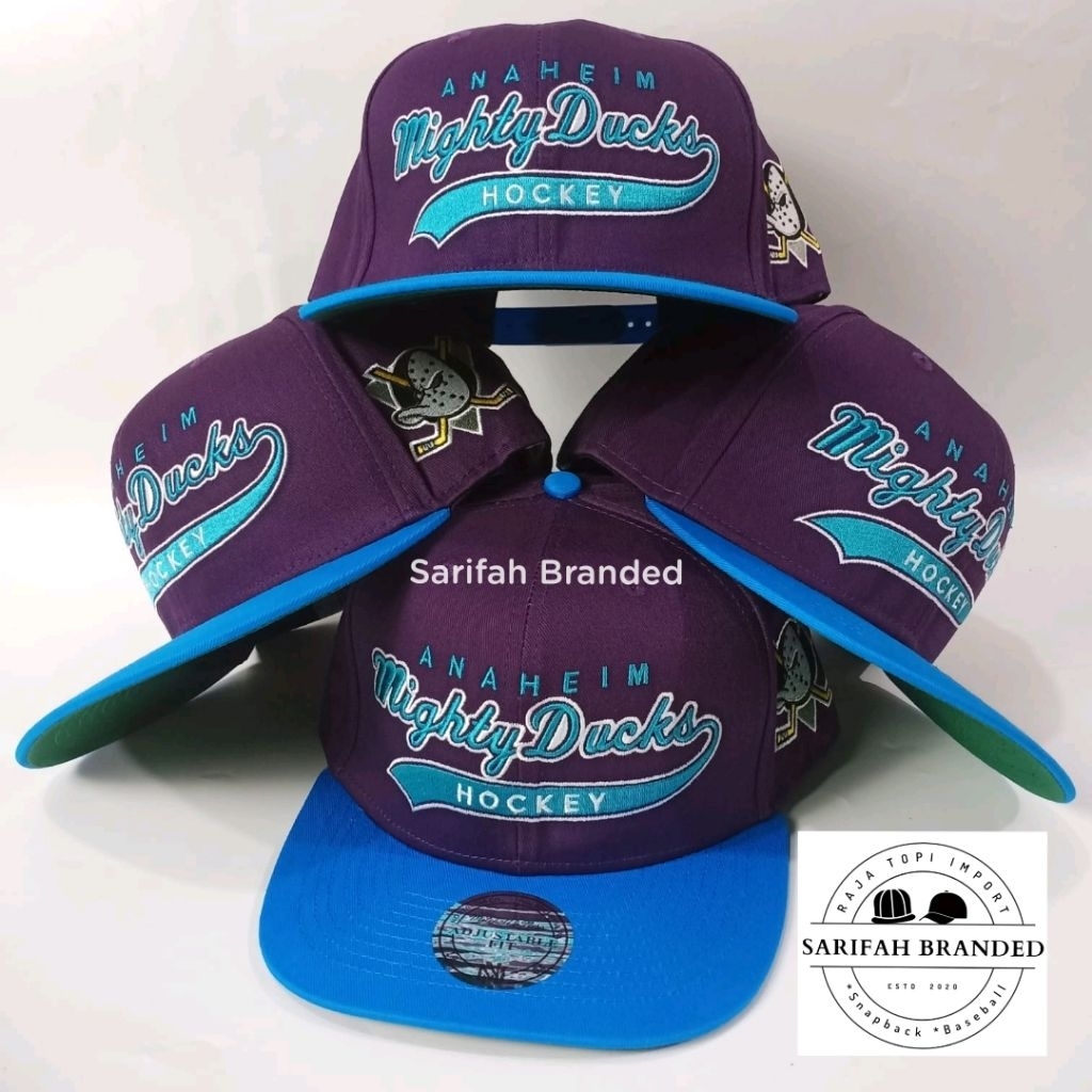 Topi Snapback Vintage Mighty Ducks Import