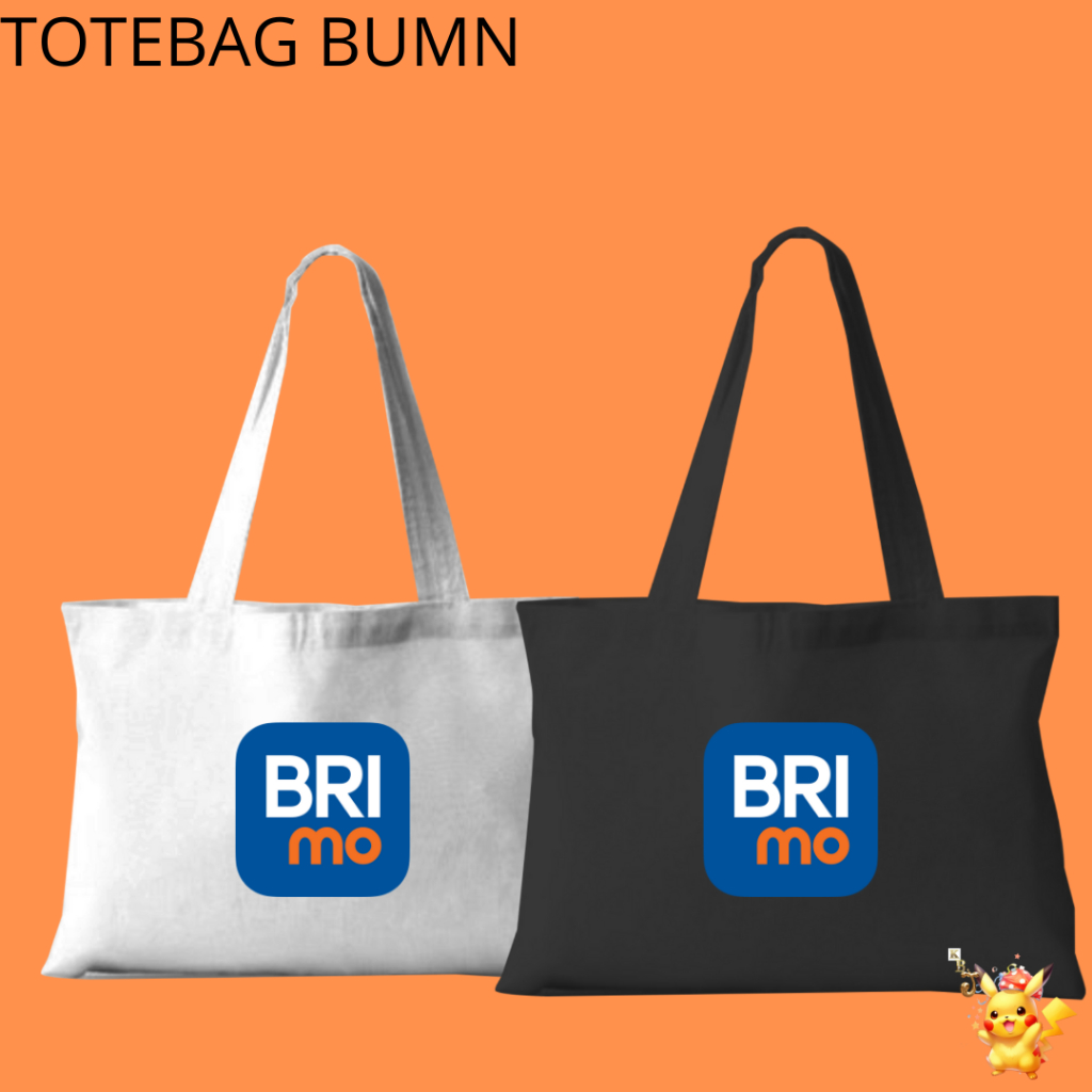 Klinikbajujkt Totebag Souvenir BUMN BANK BRI Mo ,Tas Tote Bag BUMN BANK BRI Mo