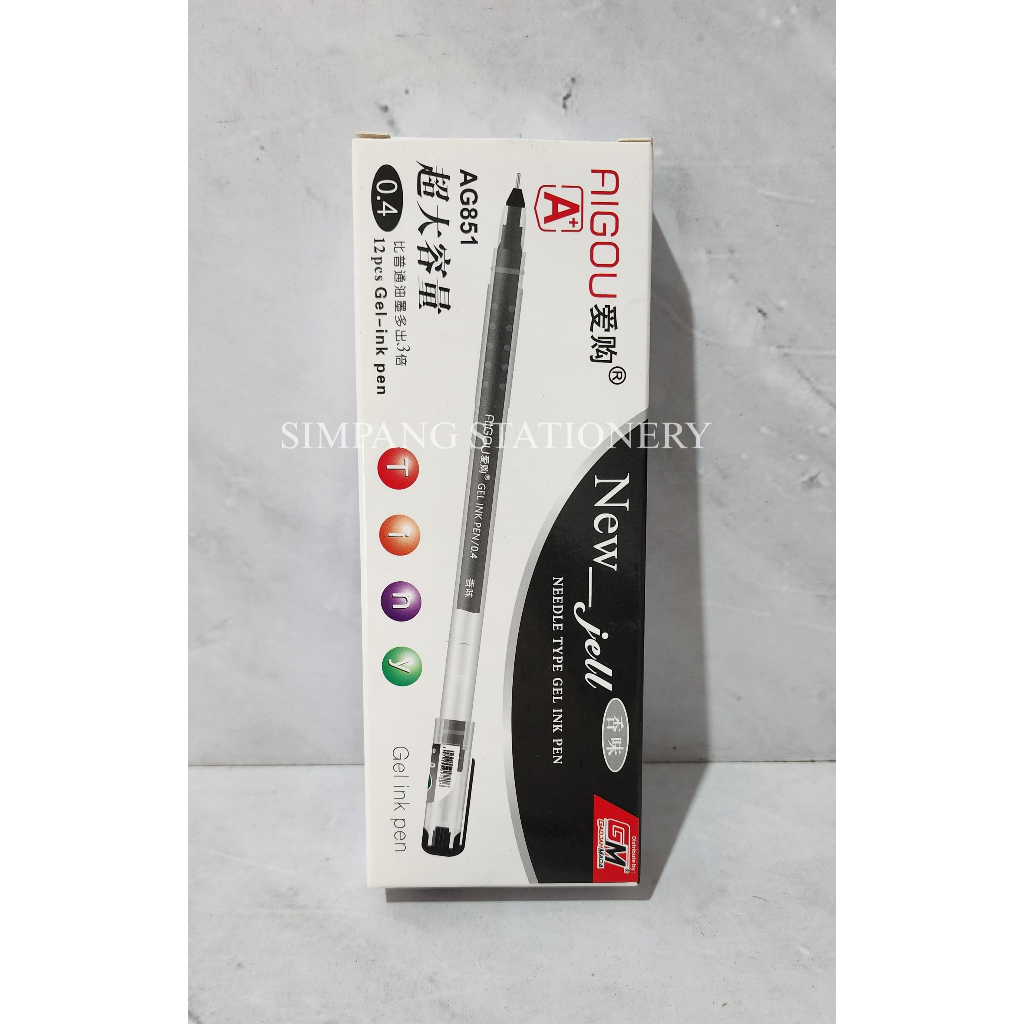 

AIGOU ZUIXUA NEW JELL GROSS ( 12 PAK / 144PCS )