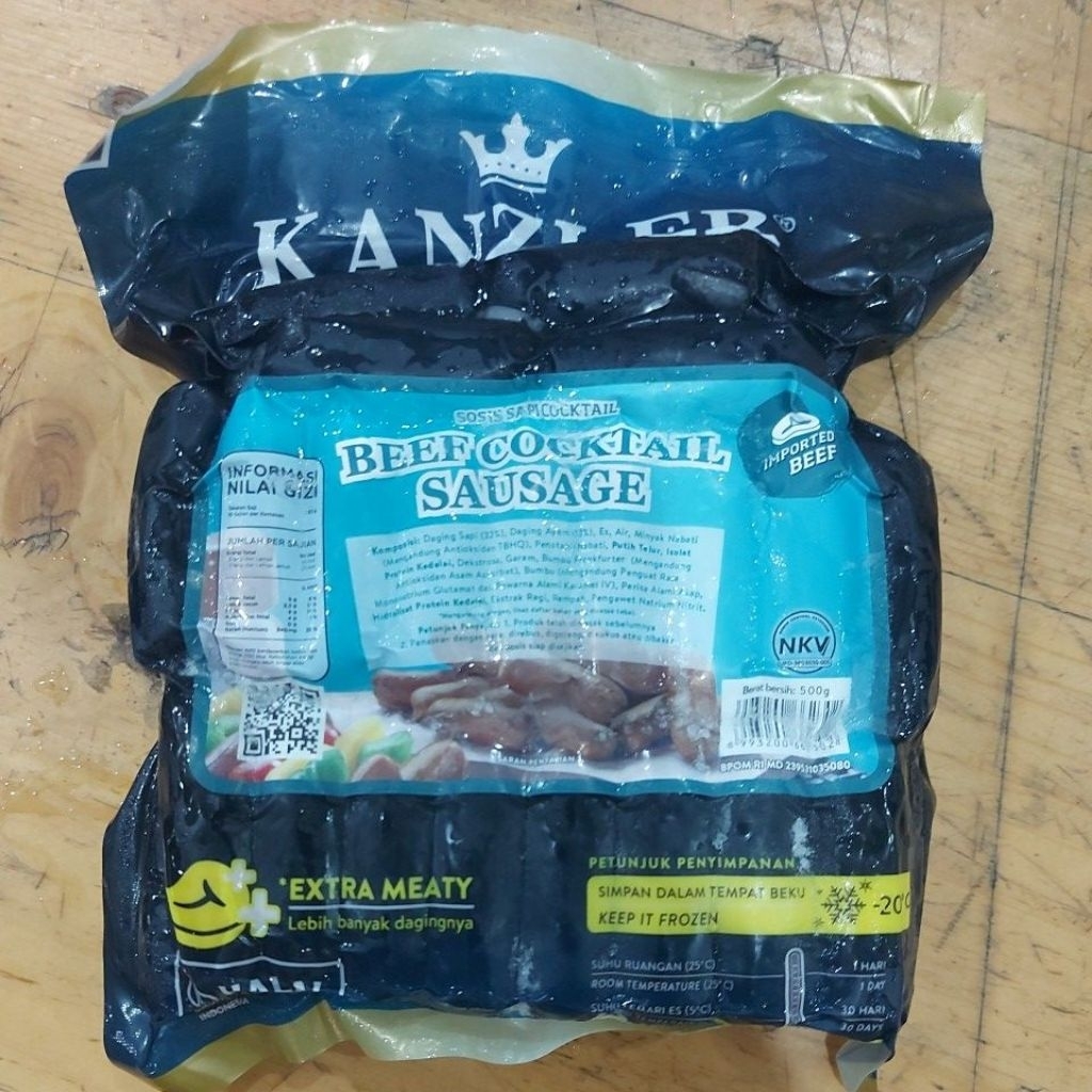 

KANZLER SOSIS BEEF COCKTAIL 500GR