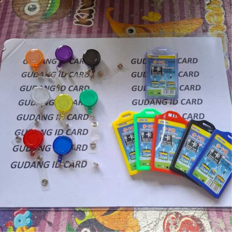 

Paket Yoyo ID Transparant + Casing ID T017V Diri 2 Sisi