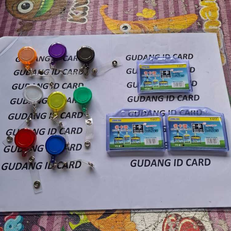 

Paket Yoyo ID Transparant + Casing T017H Tidur 2 Sisi