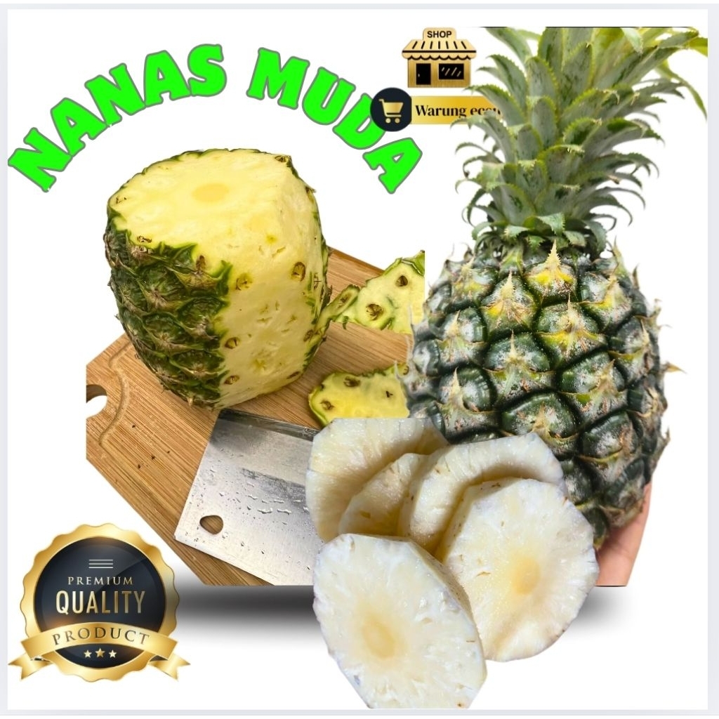 

Nanas Muda Segar Pilihan | Buah Nanas Muda Fresh | Cocok untuk Olahan & Minuman