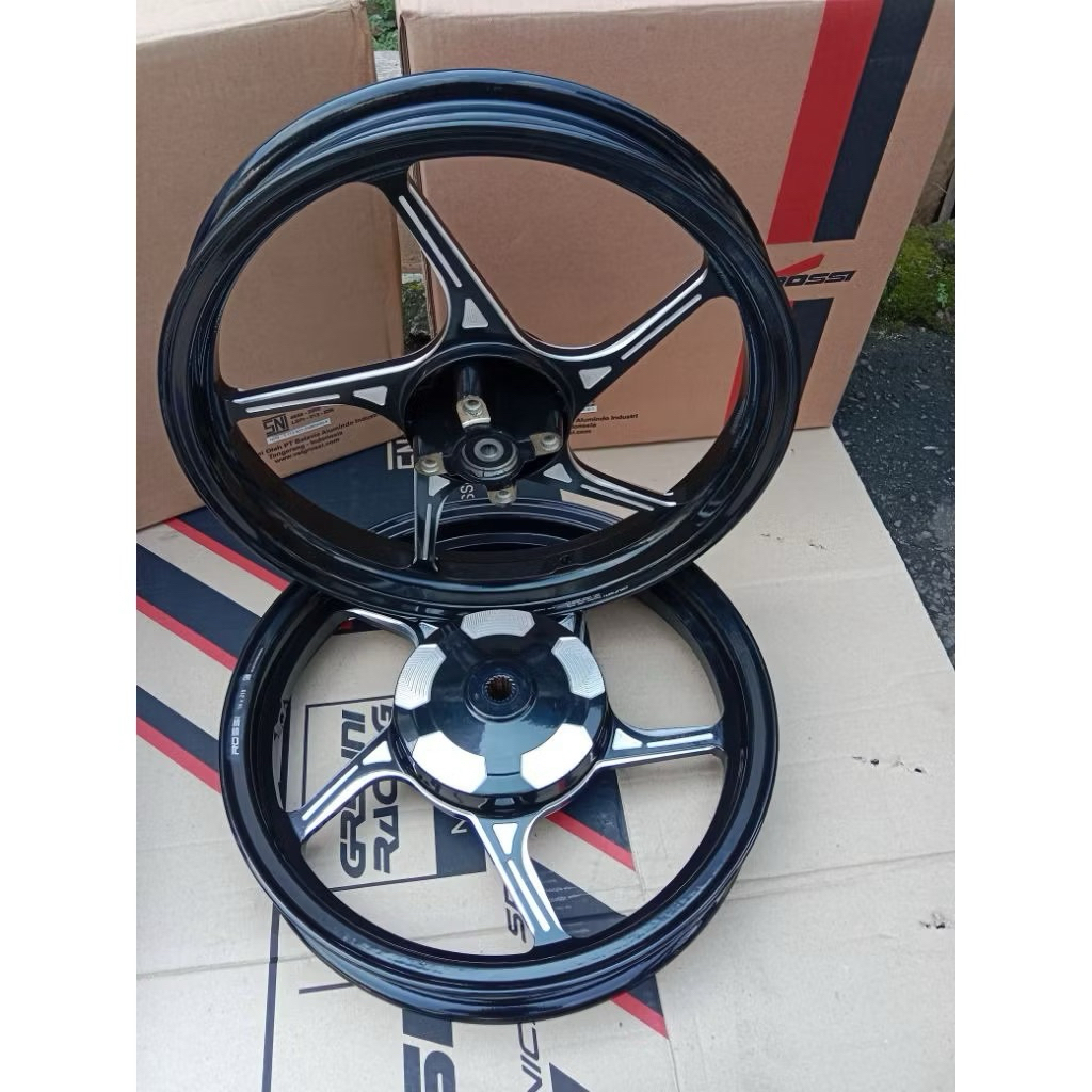 ROSSI VELG SPRINT PRIME MODEL ENKEI RING 14 185/215 PALANG5 AK55 VARIO 125 VARIO 150 MIO SPORTY SMIL