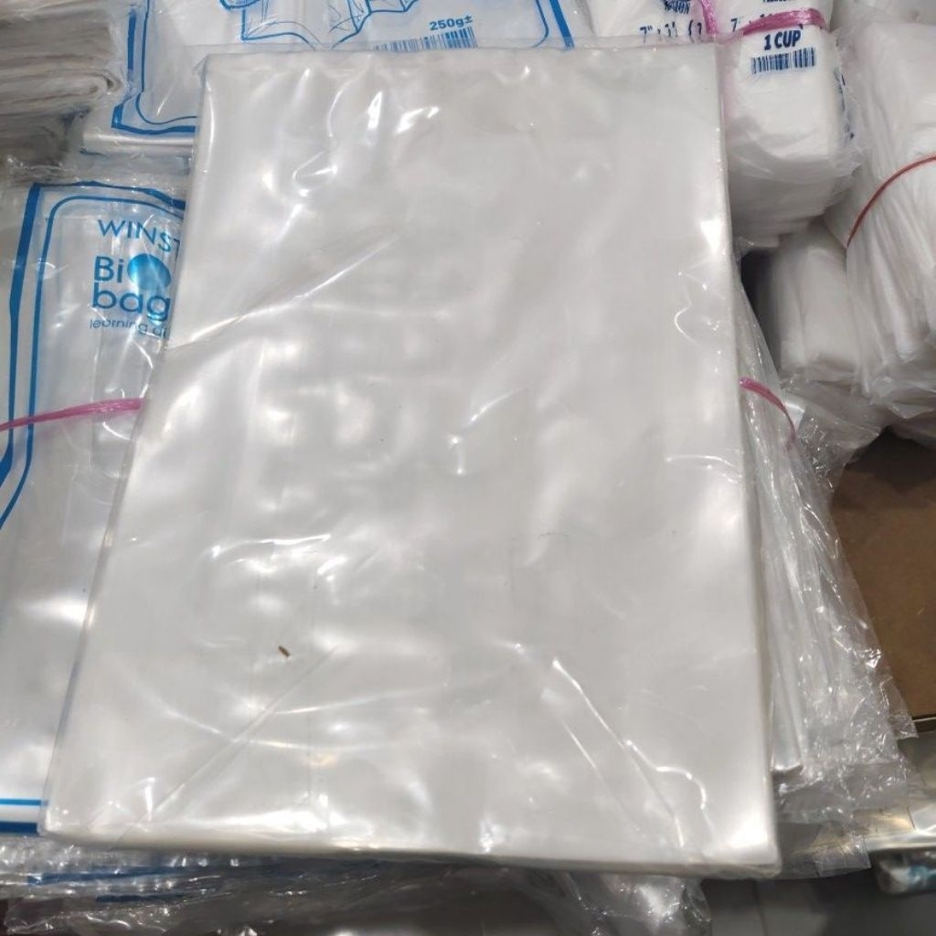 Tebal 0.8 lebih tebal Plastik bening transparan / plastik PP banyaknya 1kg