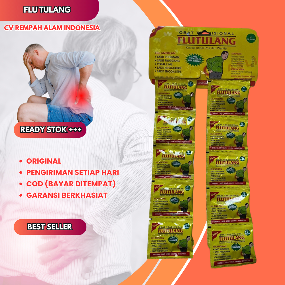 

Kapsul Flu Tulang Original Renceng 20 Sachet