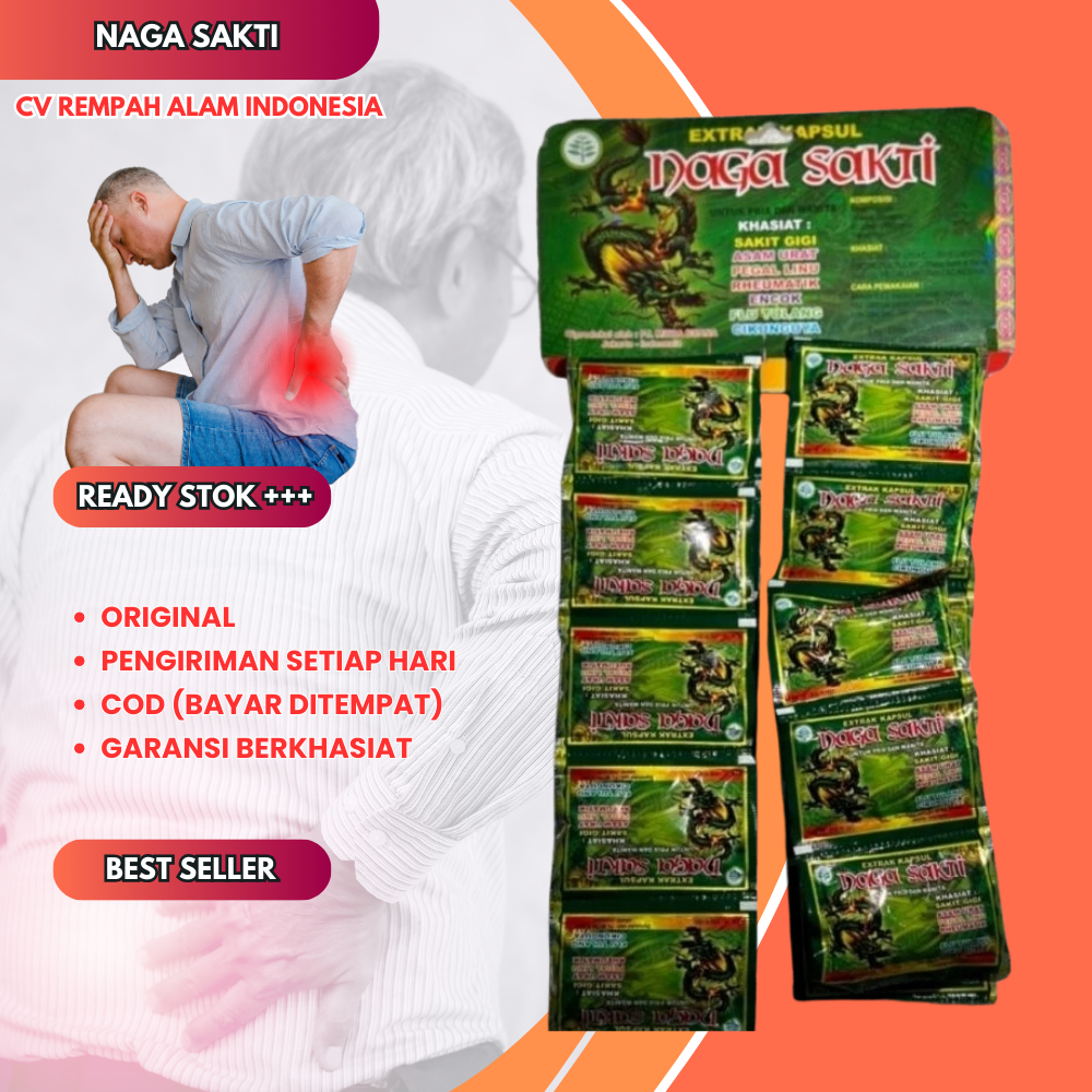 

Naga Sakti Original Kapsul Asam Urat 20 Sachet