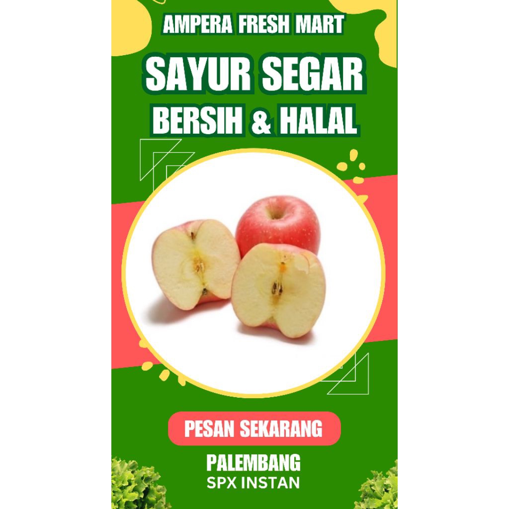 

BUAH APEL FUJI 1 KG - INSTAN PALEMBANG