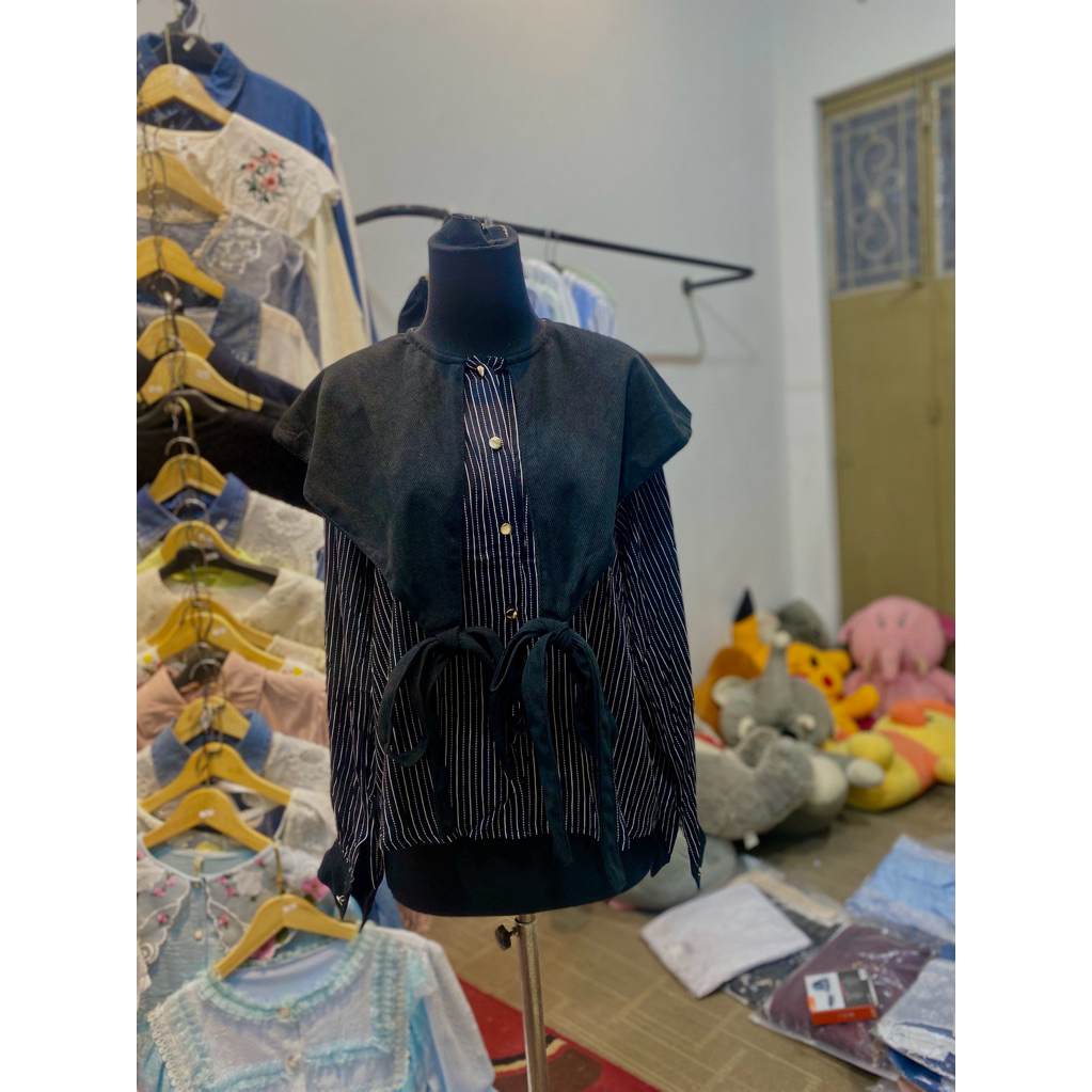 one set wanita katun mix corduroy premium