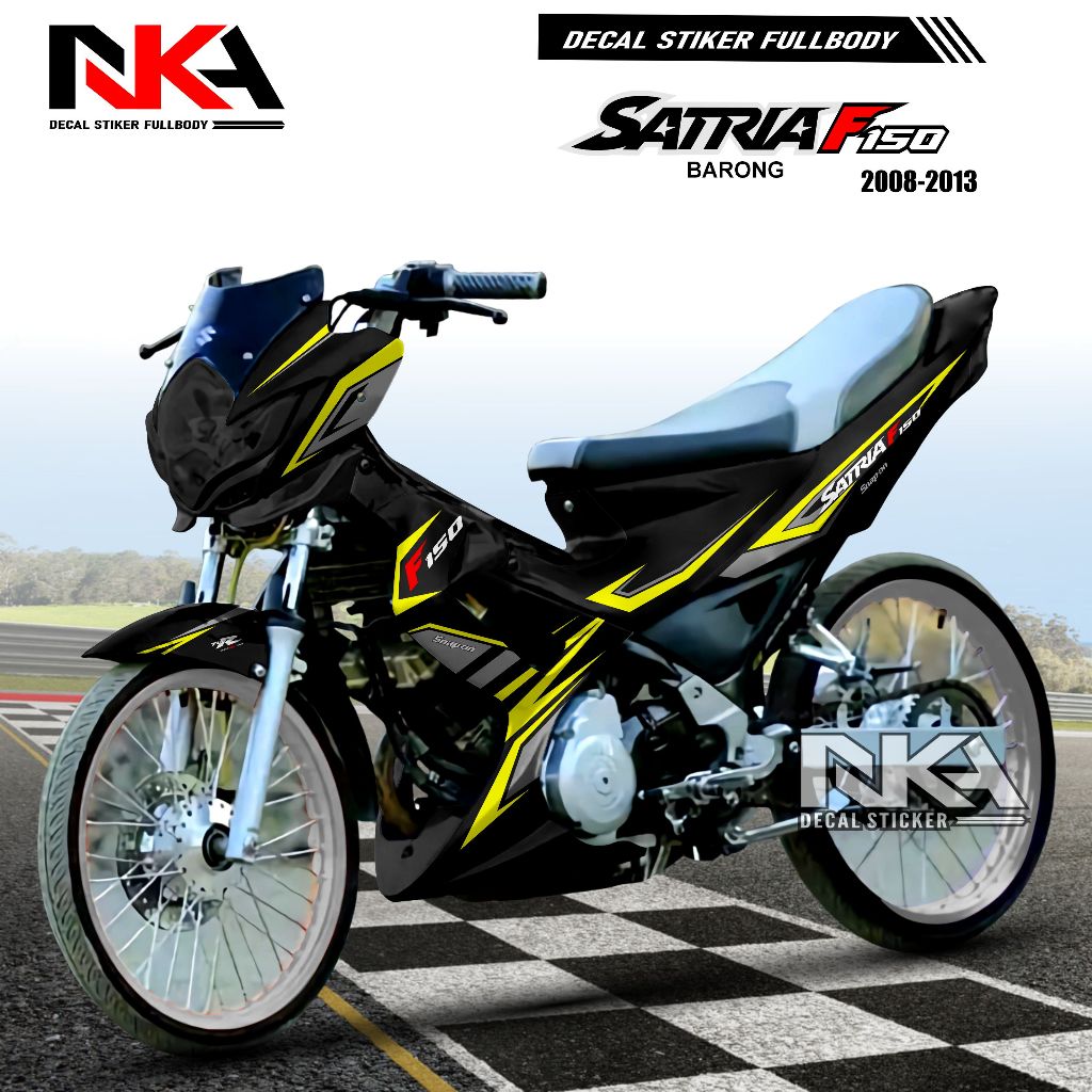Decal Stiker Satria FU Barong, Decal Suzuki Satria F150 Barong, Sticker Variasi Motor Satria FU
