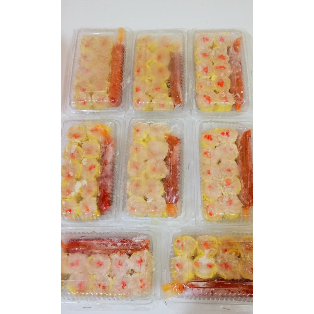 

Dimsum udang ayam Frozen isi 10+saus