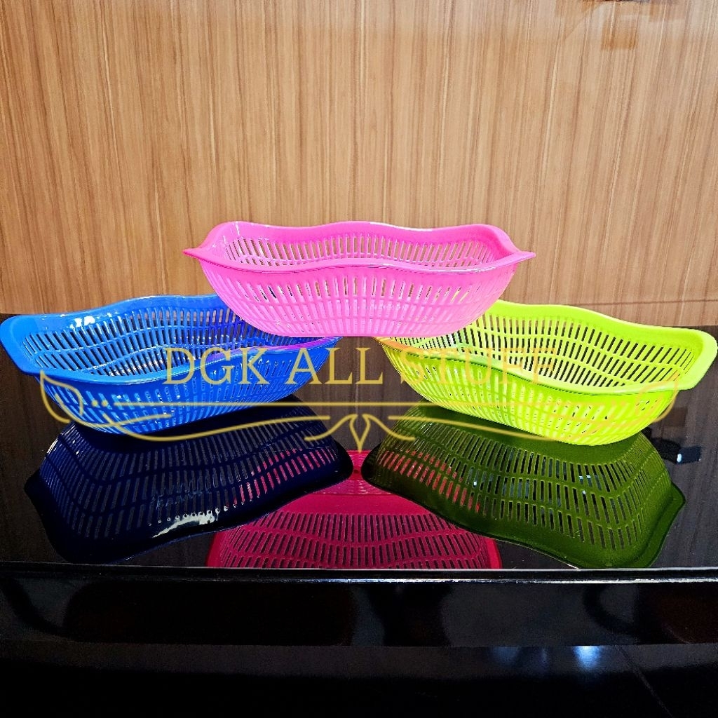 Keranjang Kalo Nampan Tempat Penyimpanan Skincare Skin Care Make up Makeup Kosmetik Cosmetic Buah Al