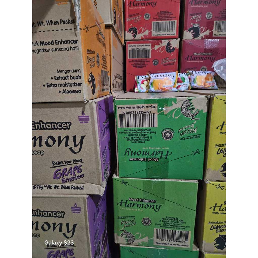 HARMONY Sabun Mandi Batang 1Dus Isi 72pcs