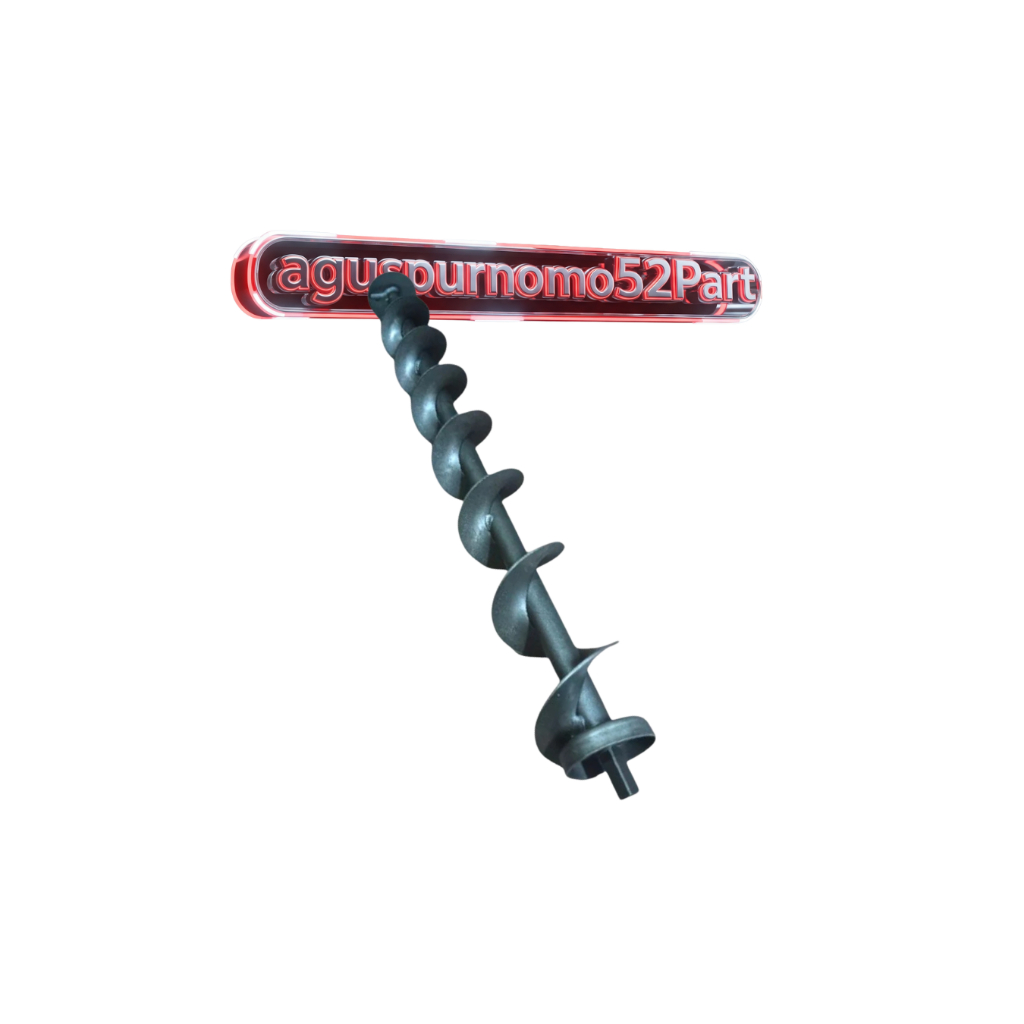 ulir belakang kubota dc 35,( berdiri miring ) shaft,scraw, kubota combine harvester dc 35