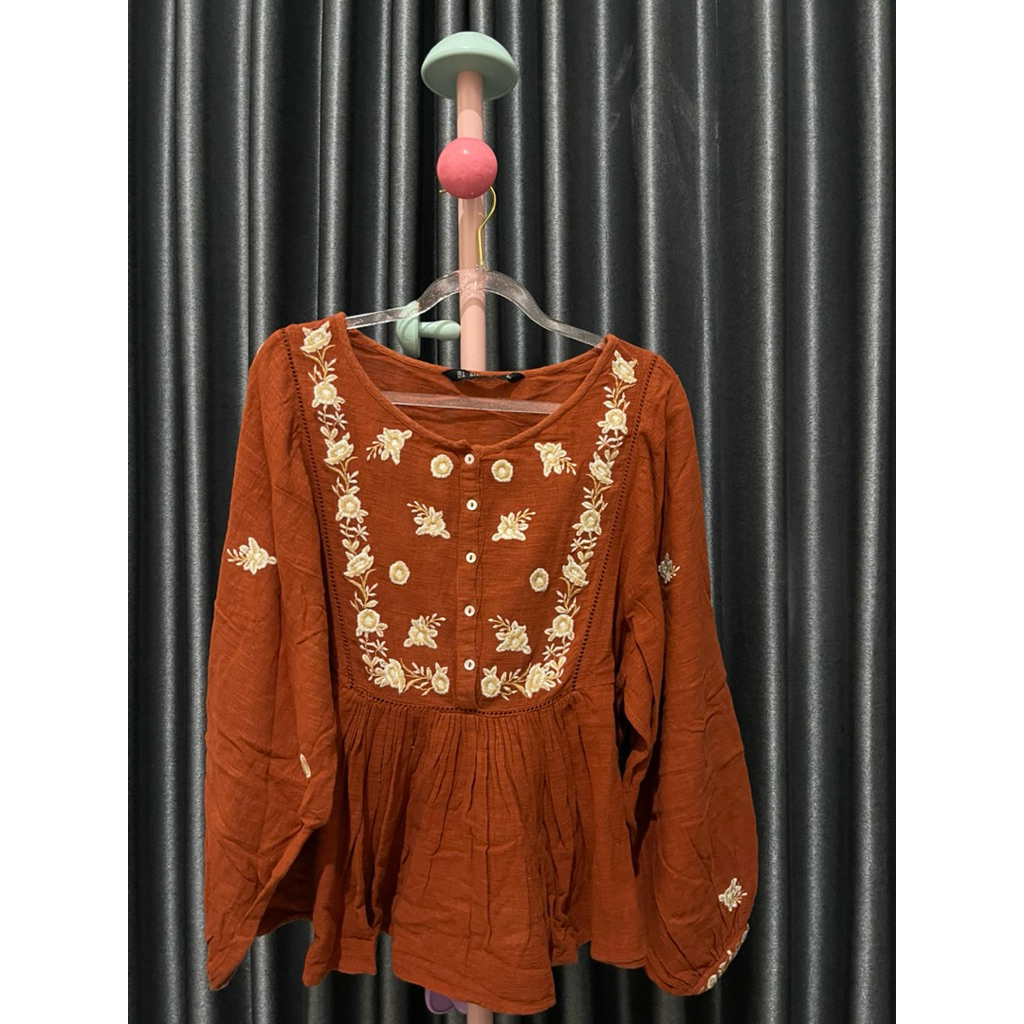 preloved zara blouse