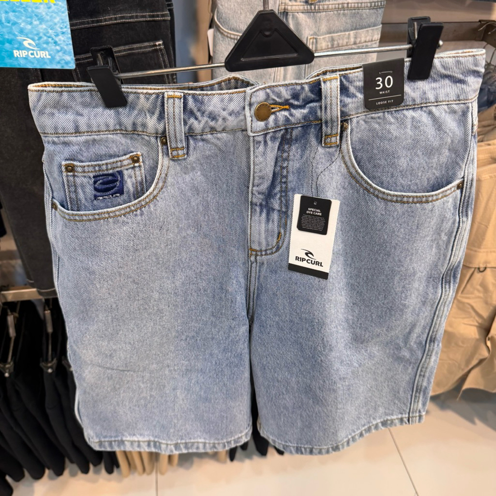 CELANA PENDEK PRIA RIPCURL ORIGINAL DOSED DENIM WALKSHORT