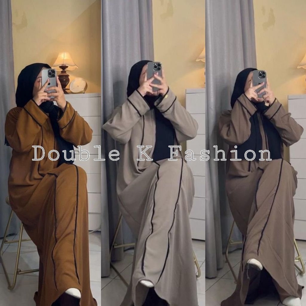 Abaya Hameeda Abaya Remaja Dewasa Gamis Kondangan Simpel Baju Kaftan Turki Viral Terbaru