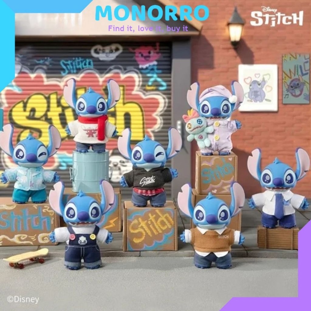 ORI BB Stitch Dress Up Show Series Gantungan Tas Stitch