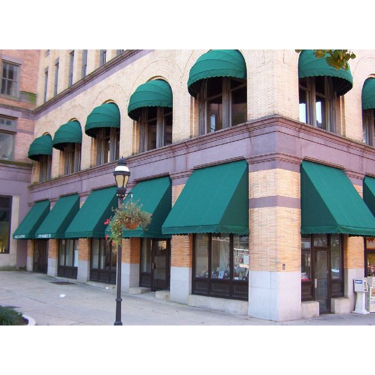 kanopi kain awning waterproof dengan rangka kokoh dan kuat waran hijau