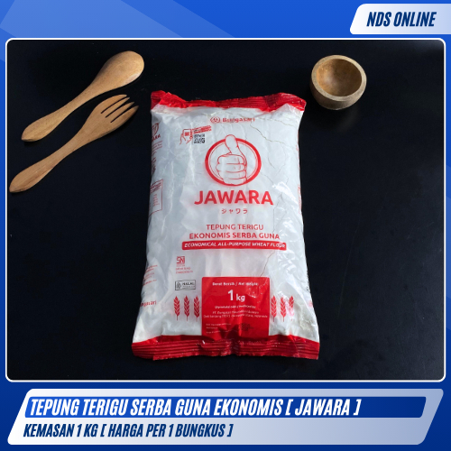 

Tepung Terigu Serba Guna Ekonomis Jawara 1kg | All Purpose Wheat Flour untuk Aneka Olahan