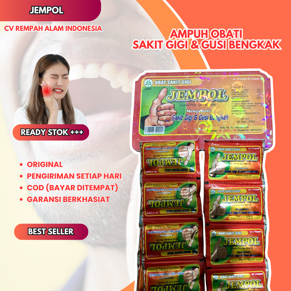 

Kapsul Sakit Gigi Cap Jempol Original 20 Sachet