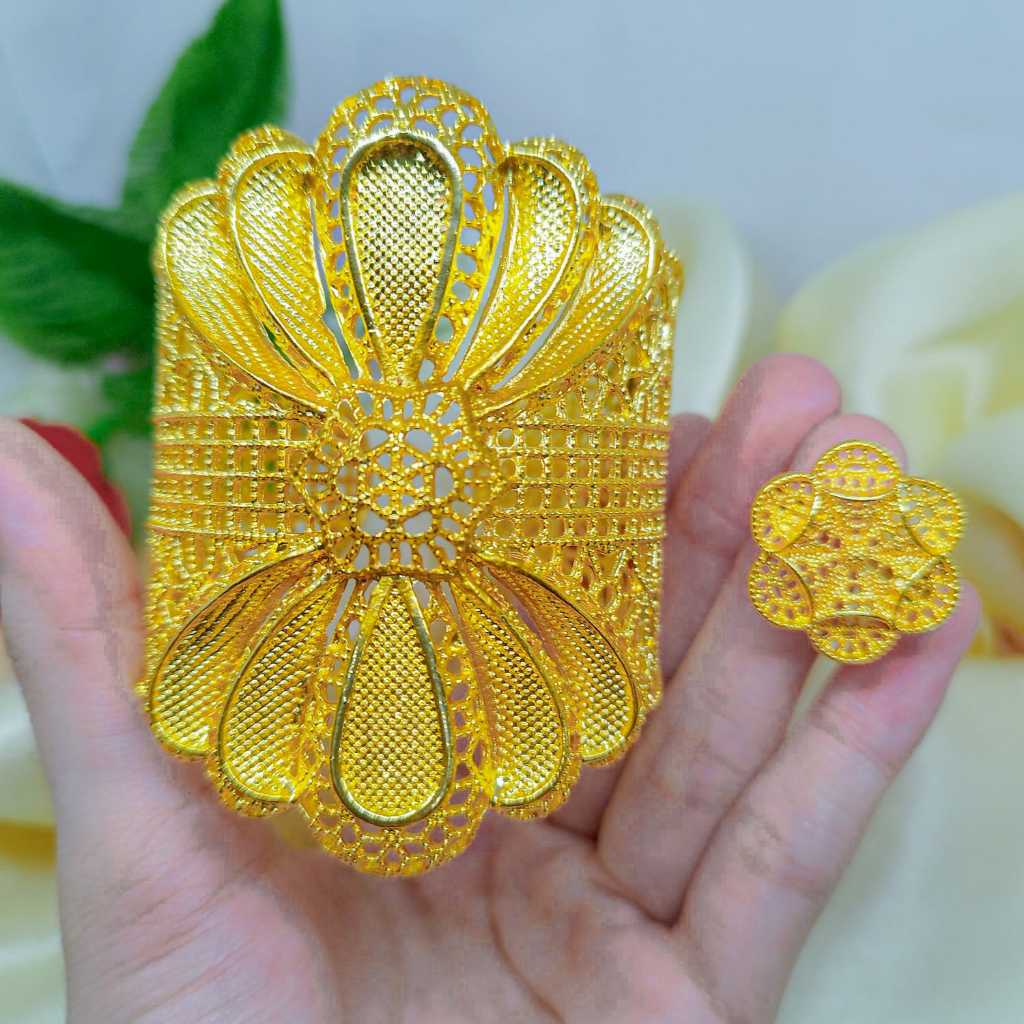 Gelang Kendari Dewasa Kuning 24K 540 / Gelang Kendari gelang kendari satu set set dubai gelang kenda