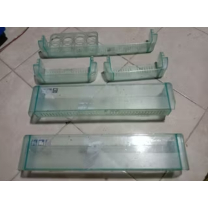 RAK PINTU KULKAS POLITRON 1 PINTU FULL SET ORIGINAL COPOTAN