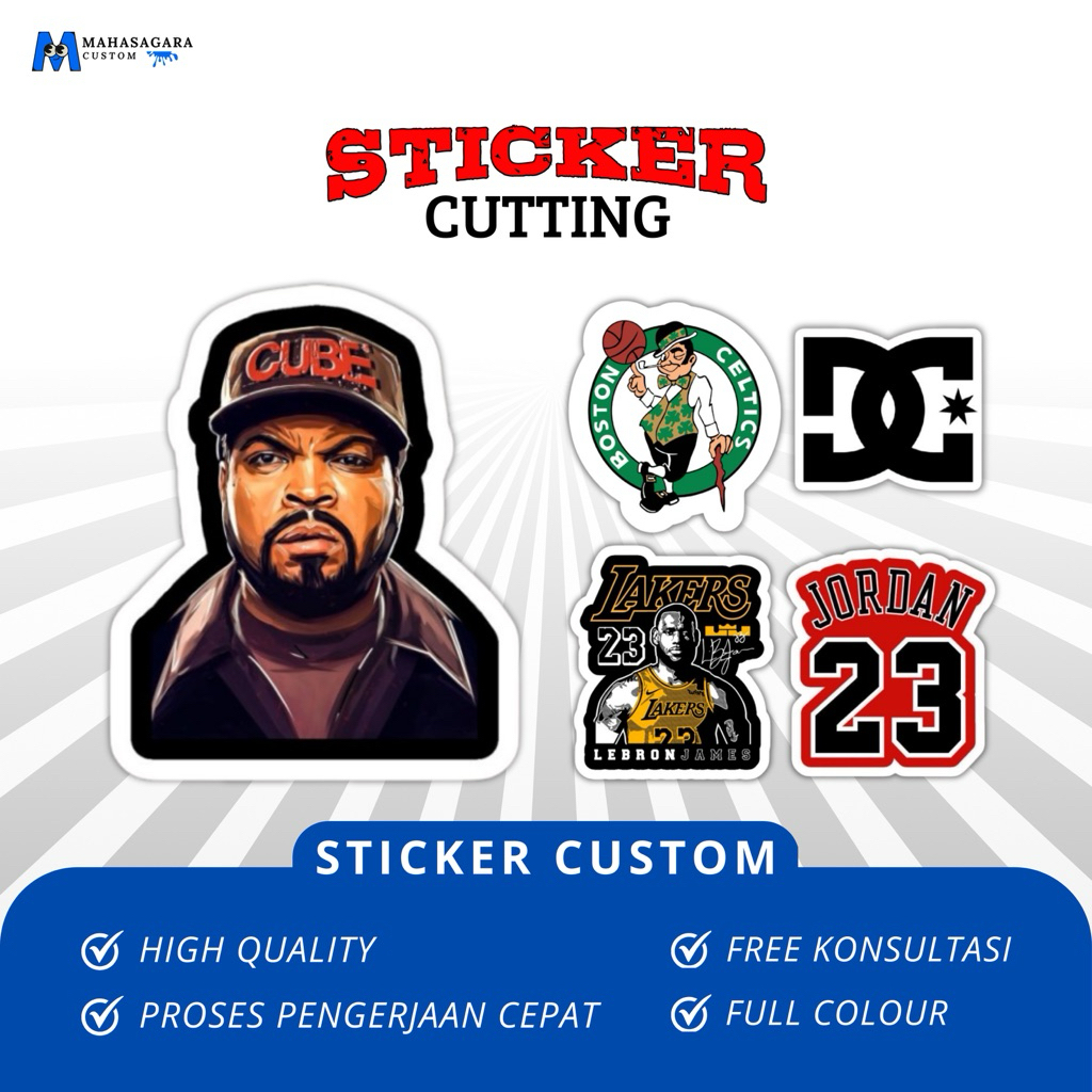 

Sticker Cutting Custom, Cutting Pola, Sticker Brand, Logo Vinyl Anti Air