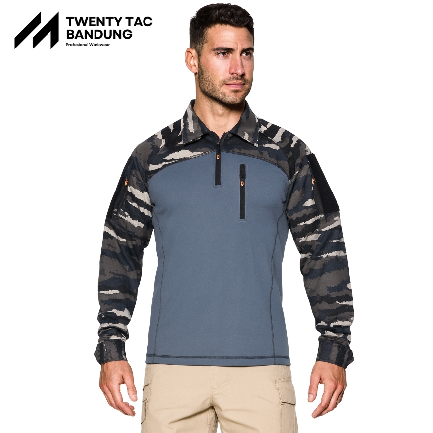 Kaos Tactical BDU Aitor Dri Fit Tni AL Tactical Jersey Kombinasi Loreng KRI