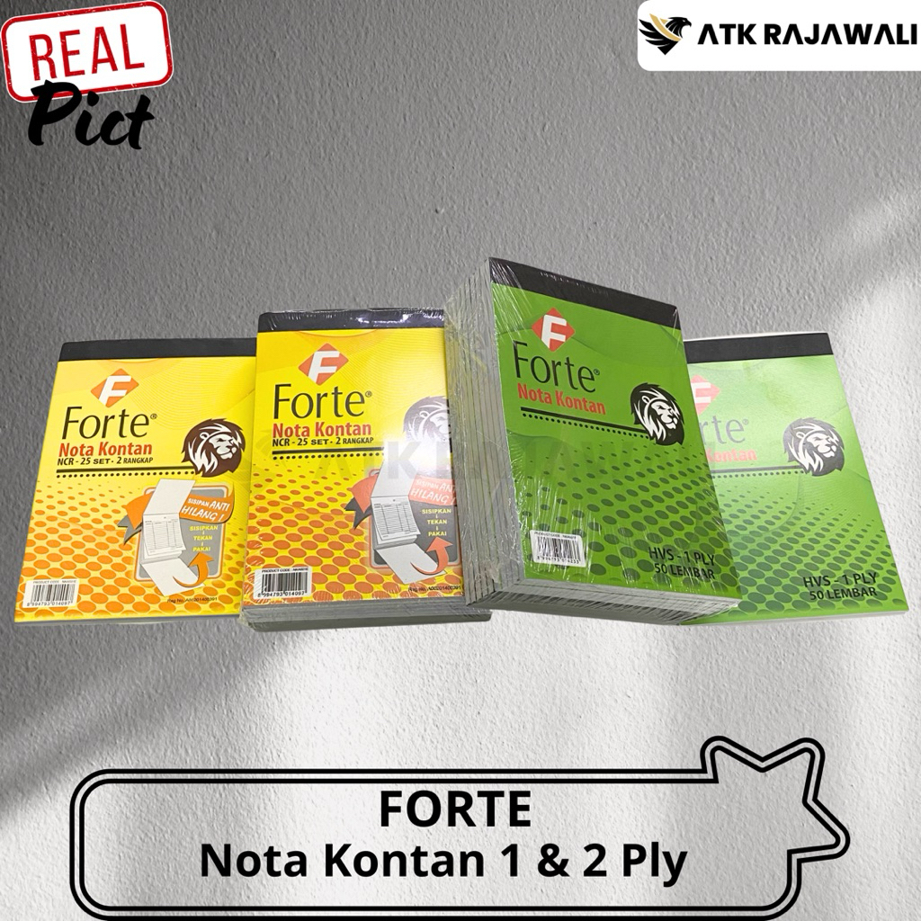 

(Pack) Nota Kontan Kecil 1 ply & 2 ply Forte