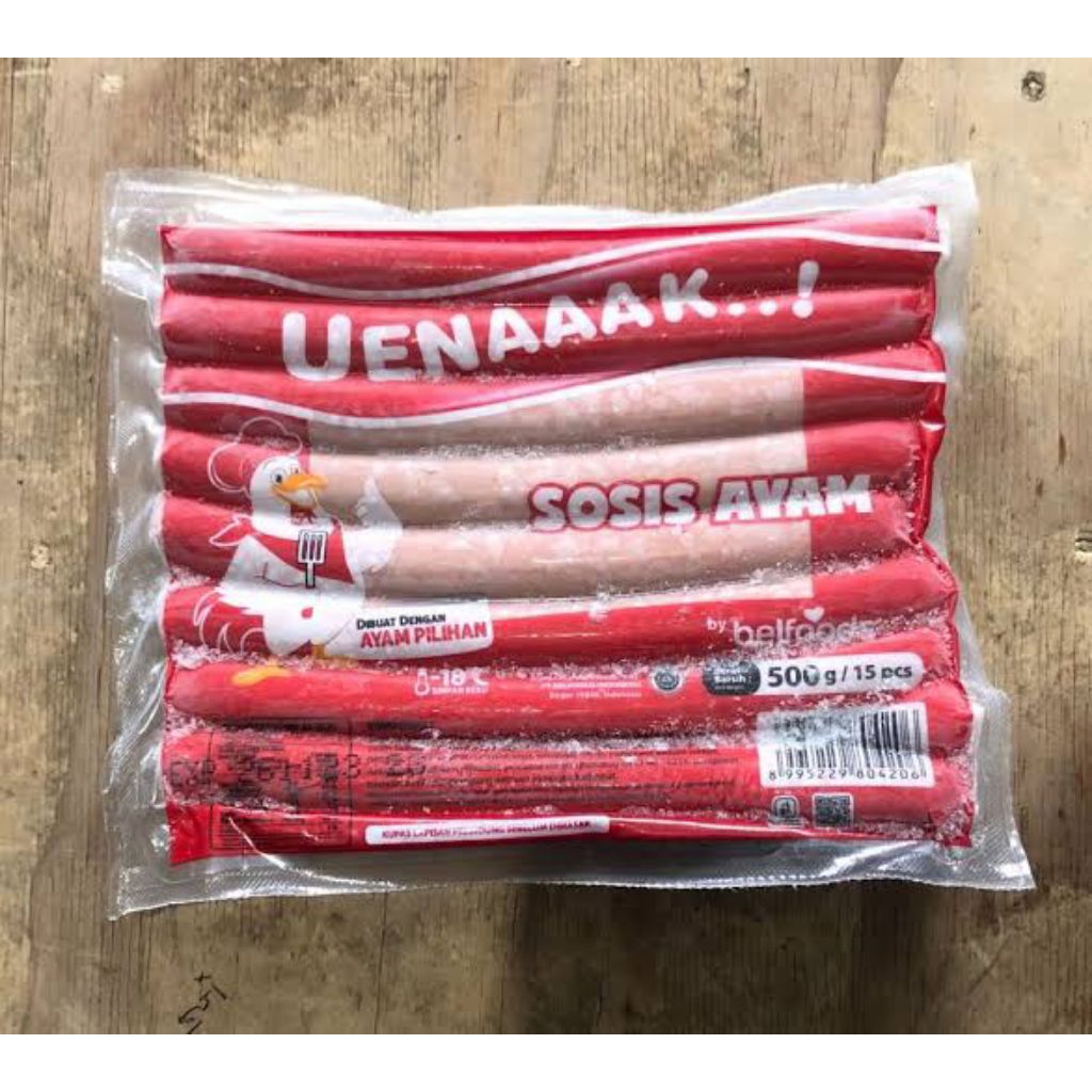 Belfoods Uenak  Sosis ayam 500 gr (Frozen Foos)