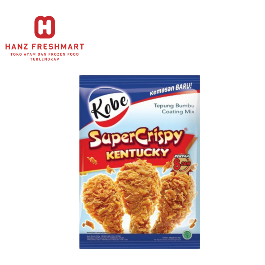

Kobe Tepung Bumbu Super Crispy Coating Mix Kentucky Renyah All Variant - Hanz Freshmart
